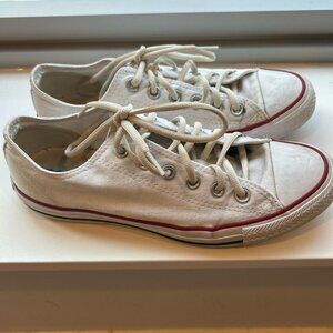 White Low-Tops Converse